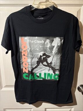 The Clash ‘London Calling' Graphic Band Tee - Black